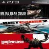 COMBO - WOLFENSTEIN THE NEW ORDER + JUST CAUSE 2 ULTIMATE + MGS V GZ